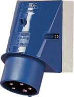 Wandgerätestecker 353 5p 32A 230V blau