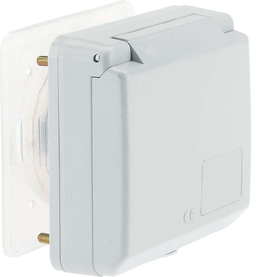 Anbausteckdose gerade 16A 13106