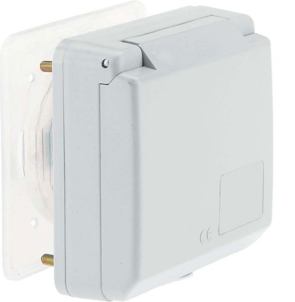 Anbausteckdose gerade 16A 13106