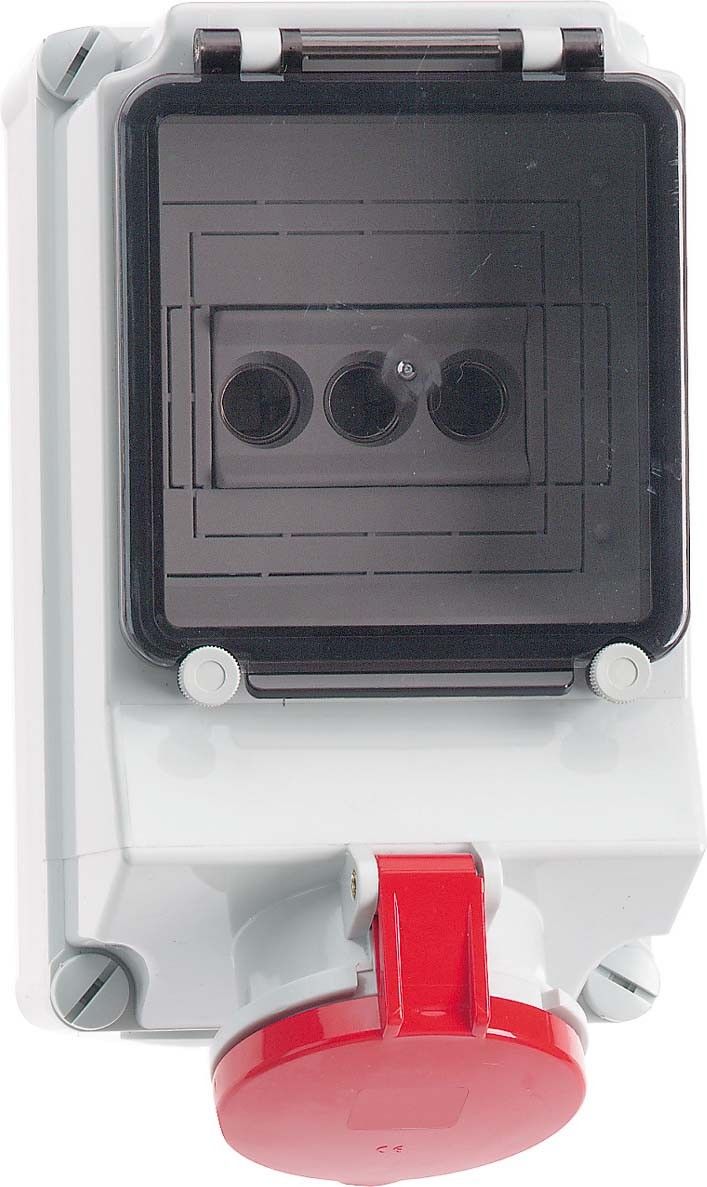 Wandsteckdose abgesichert 15082