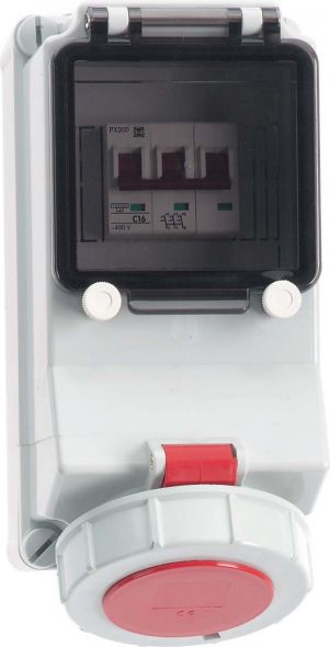 Wandsteckdose abgesichert 15122 Wandsteckdose abgesichert 15122