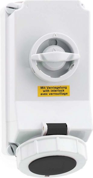 Wandsteckdose abschaltbar 16065