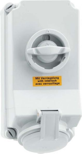 Wandsteckdose abschaltbar 16450