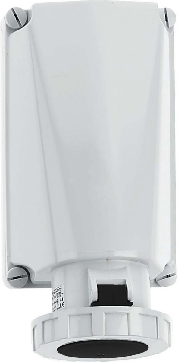 Wandsteckdose 125A 4p 500V 11442