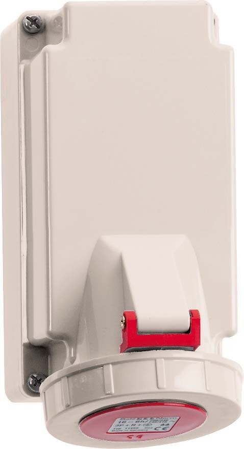 Wandsteckdose 16A 4p 400V 11453