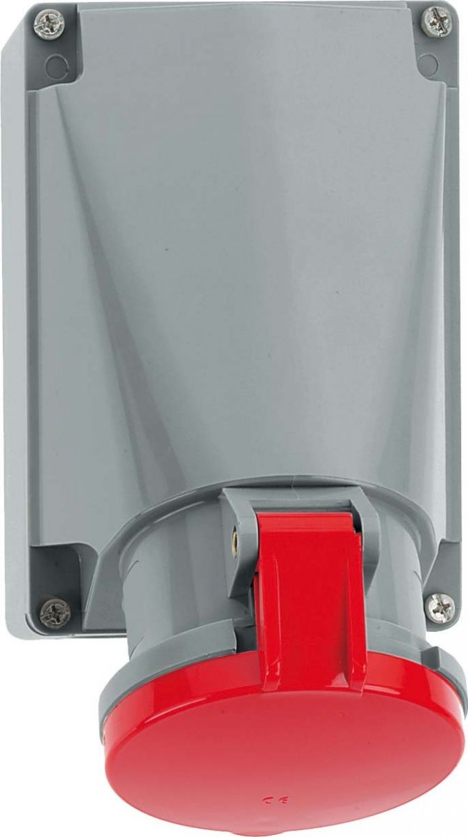 Wandsteckdose 63A 4p 400V 11797