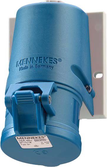 CEE Steckdose TwinCONTACT 1342 4p 16A 230V blau