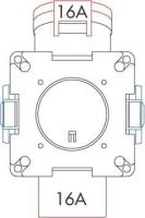 Kreuzverteiler IP44 54580