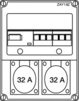 Steckdosenkombination ZAY18Z