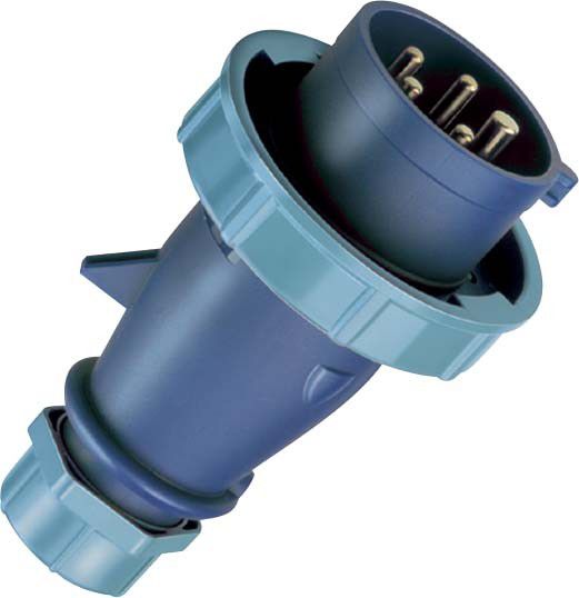 CEE Stecker AM-TOP 287 5p 16A 230V blau CEE Stecker AM-TOP 287 5p 16A 230V blau