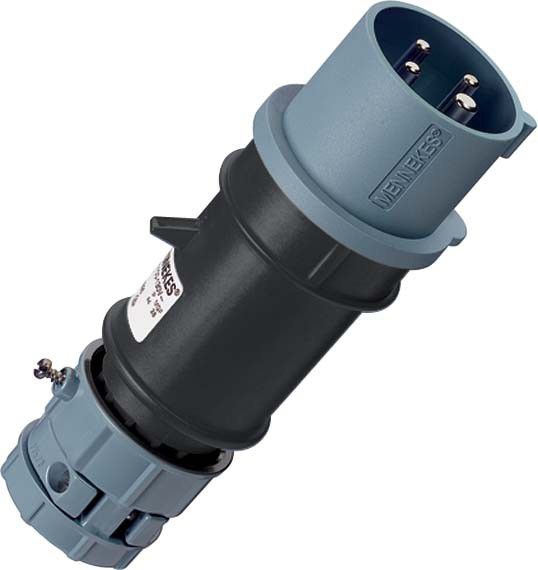 CEE Stecker PowerTOP 3928 4p 16A 500V schwarz CEE Stecker PowerTOP 3928 4p 16A 500V schwarz