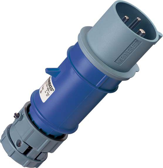 CEE Stecker PowerTOP 3943 3p 32A 230V blau CEE Stecker PowerTOP 3943 3p 32A 230V blau