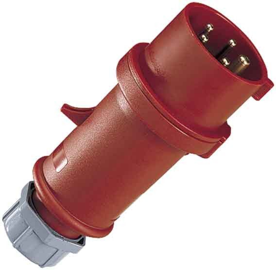 CEE Stecker ProTOP 657 4p 16A 50-500V grün