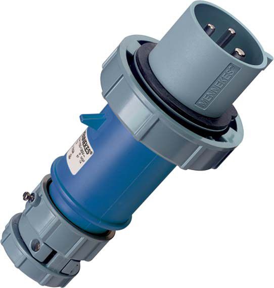 CEE Stecker PowerTOP 3830 3p 32A 230V blau CEE Stecker PowerTOP 3830 3p 32A 230V blau