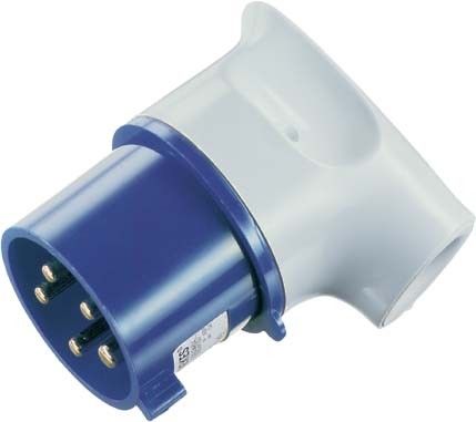 CEE Winkelstecker 3424 5p 32A 230V blau