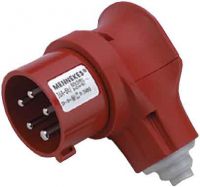 CEE Winkelstecker 315 4p 16A 400V rot