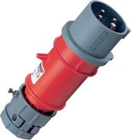 CEE Stecker PowerTOP 3926 4p 16A 400V rot