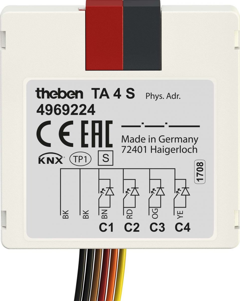 Tasterschnittstelle TA 4 S KNX Tasterschnittstelle TA 4 S KNX