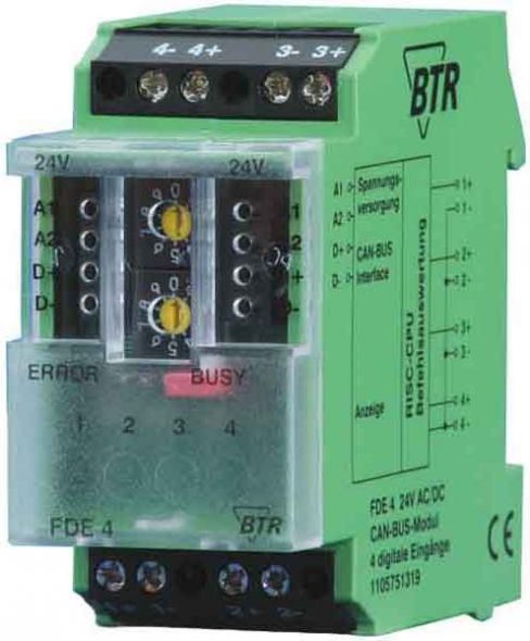Eingangsmodul FDE 4, 24V AC/DC Eingangsmodul FDE 4, 24V AC/DC