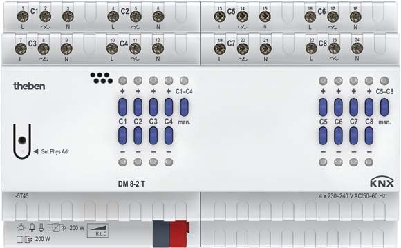 Dimmaktor DM 8-2 T KNX Dimmaktor DM 8-2 T KNX