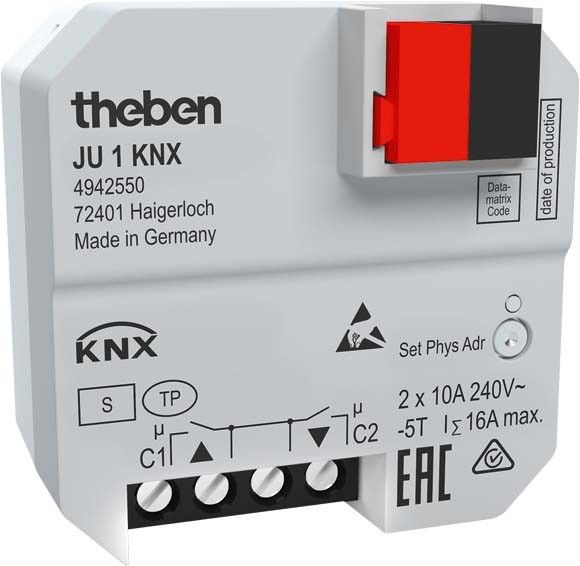 KNX UP-Jalousieaktor JU 1 KNX KNX UP-Jalousieaktor JU 1 KNX