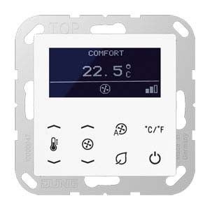 KNX Raumtemperatur-Display TR D A 5248 alpinweiß