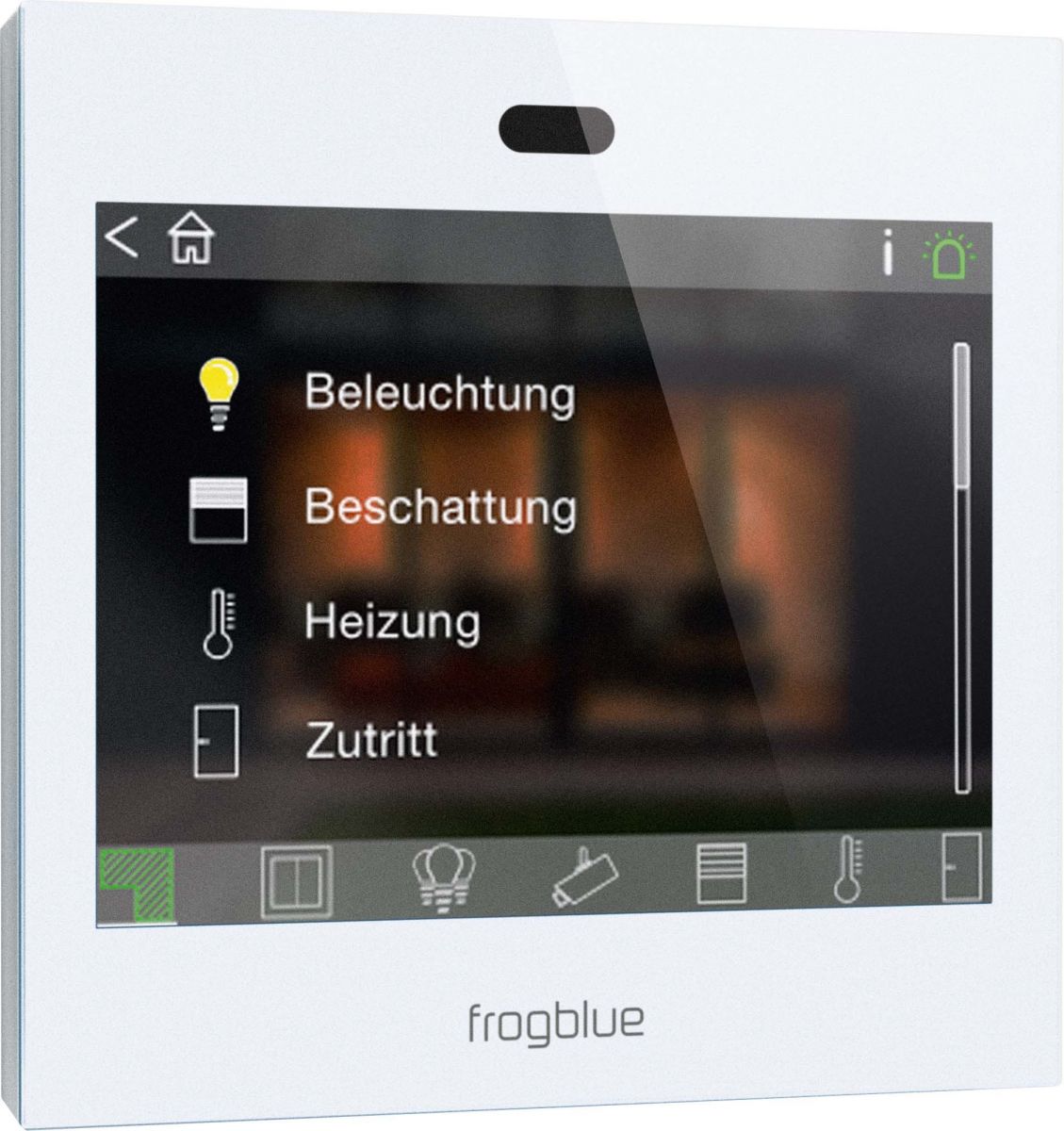 Touchscreen Bed.interface frogDisplay