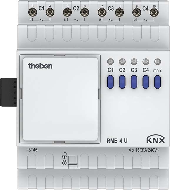 Schaltaktor RME 4 U KNX Schaltaktor RME 4 U KNX