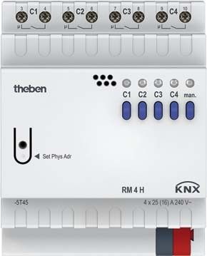 KNX Schaltaktor RM 4 H KNX KNX Schaltaktor RM 4 H KNX
