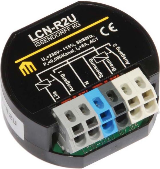 Relais UP 2-fach 8A LCN-R2U Relais UP 2-fach 8A LCN-R2U
