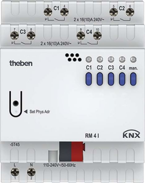 KNX Schaltaktor RM 4 I KNX KNX Schaltaktor RM 4 I KNX