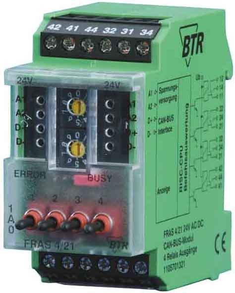 Ausgangsmodul FRAS 4/21,24VAC/DC Ausgangsmodul FRAS 4/21,24VAC/DC