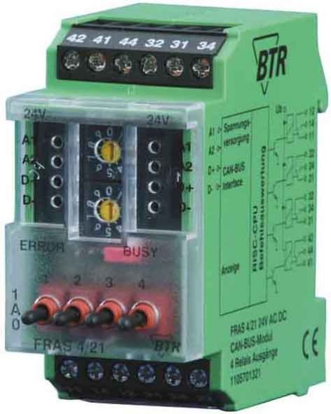 Ausgangsmodul FRAS 4/21,24VAC/DC Ausgangsmodul FRAS 4/21,24VAC/DC