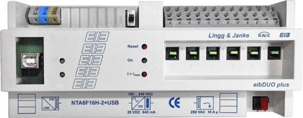 Netzteil-Aktor NTA6F16H+USB-2 Netzteil-Aktor NTA6F16H+USB-2