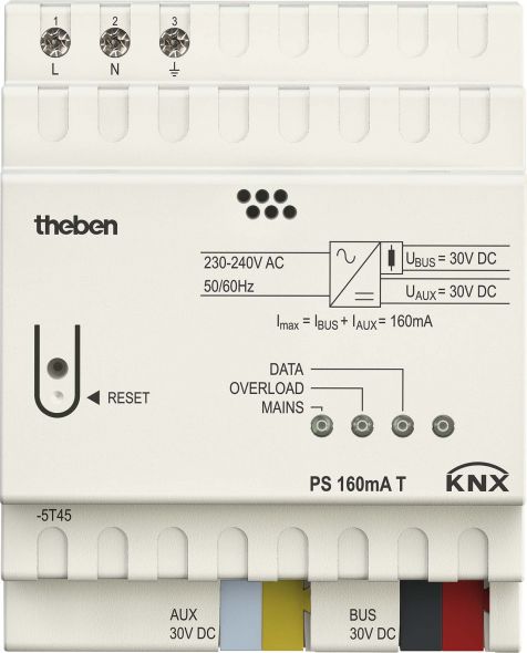 Spannungsversorgung PS 160mA T KNX Spannungsversorgung PS 160mA T KNX