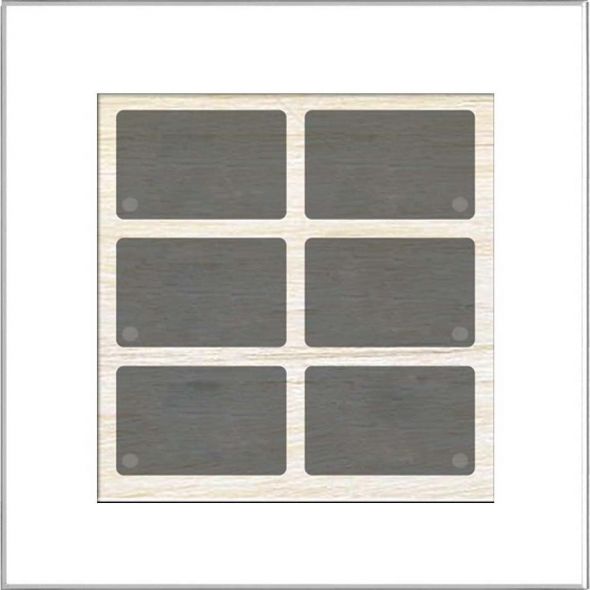 Glas-Tastenfeld LCN-GT6W Glas-Tastenfeld LCN-GT6W