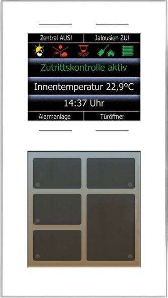 Glas-Tastenfeld LCN-GT10DW Glas-Tastenfeld LCN-GT10DW