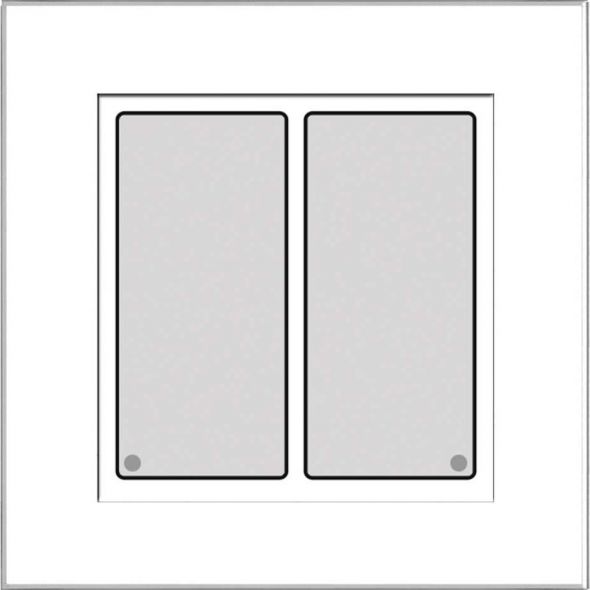 Glas-Tastenfeld LCN-GT2W Glas-Tastenfeld LCN-GT2W