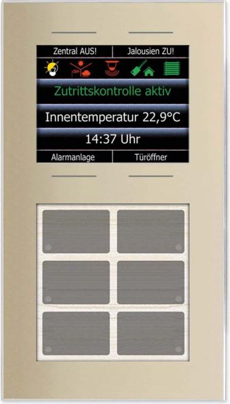 Glas-Tastenfeld LCN - GT10DC Glas-Tastenfeld LCN - GT10DC