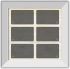 Glas-Tastenfeld rahmenlos LCN-GTS6W
