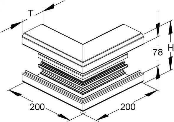 Alu-Außeneck GAA 133-78 P
