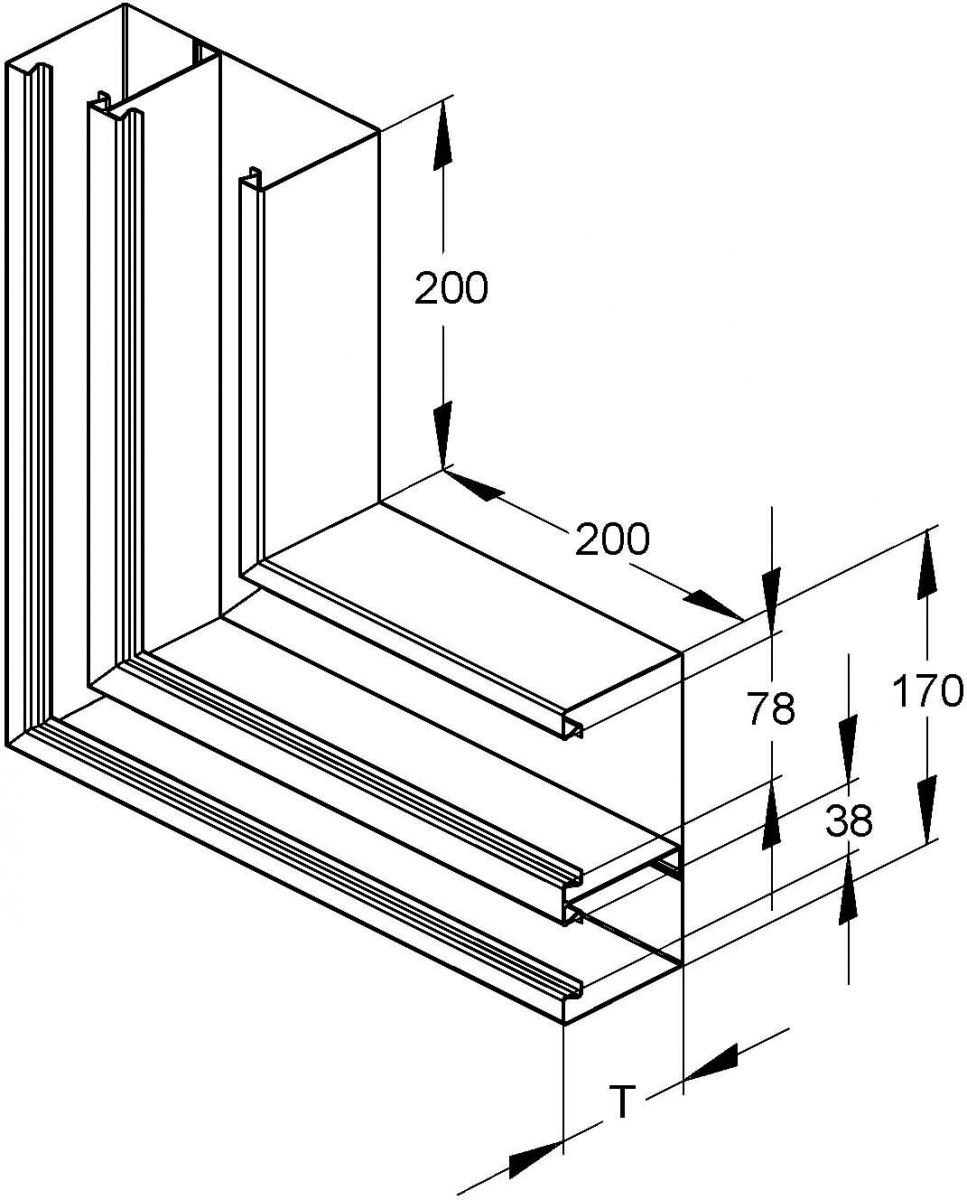 DKU-Vertikaleck DKVO 170-78T60 R
