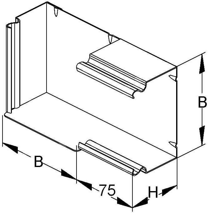 Vertikaleckeinsatz LUWE 60.100 W