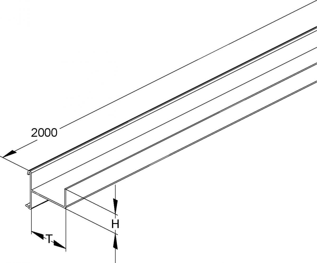 Kunststoff-Trennsteg GTK 50