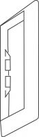 Wandabschlußblende lgr BWA105.8