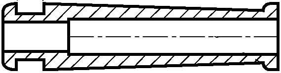 Tülle HV 2206-PVC-BK