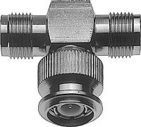 TNC-T-Stück (F-M-F) 50Ohm J01014A0000