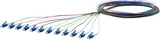 OpDat Faserpigtail OS2 LC E9/125, OS2, 2m OpDat Faserpigtail OS2 LC E9/125, OS2, 2m
