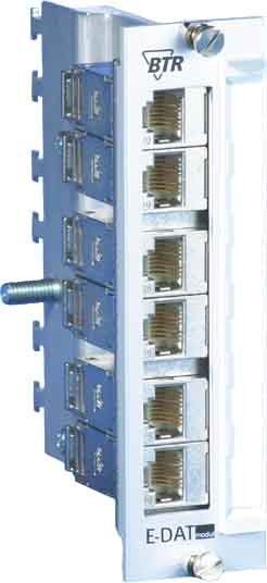 Patchmodul C6Amodul 6Port 130B11E2-E Patchmodul C6Amodul 6Port 130B11E2-E