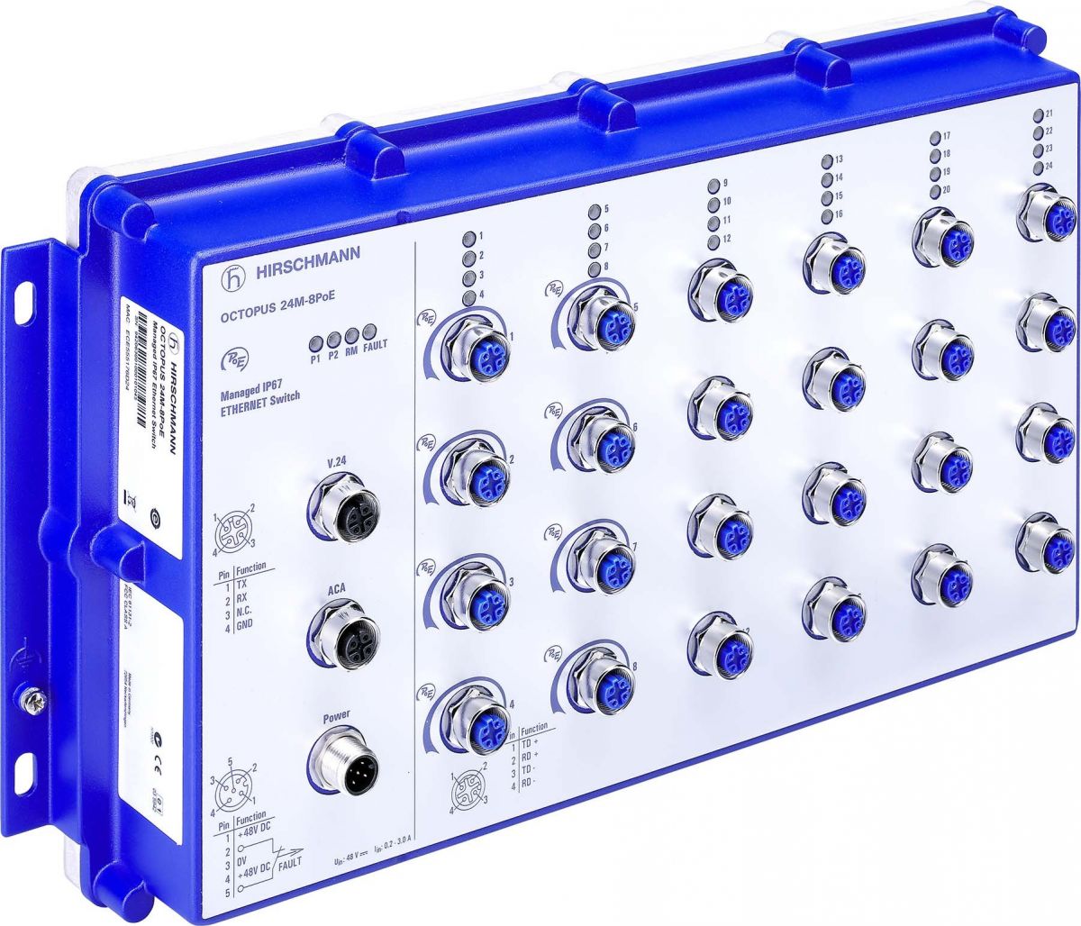 Netzwerk-Switch OCTOPUS 24M-8PoE